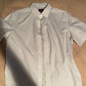 Mens short sleeve button up
